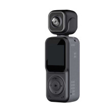 4K HD-sportskamera med doble objektiver, WiFi-tilkobling, for utendørsaktiviteter, vlogging, sykling og eventyropptak