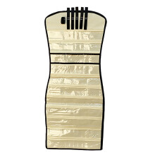 Homoyoyo Dames Sieraden Organizer Hangend Etui Beige Non-woven Stoffen Opbergtas 1 Set