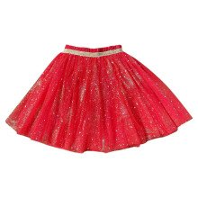 Casual rokjes voor meisjes, zomerrokjes voor kinderen, gelaagde dansrokjes voor meisjes voor een verjaardagsfeestje, rood, 9-10 jaar
