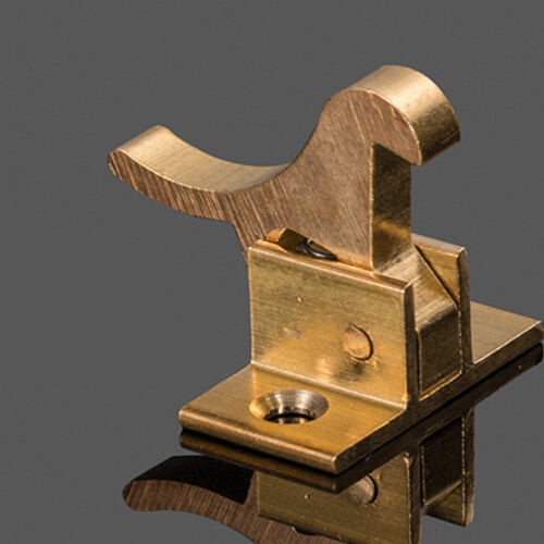 2 Pcs Extra Security Window Lock Safety Locks Copper Surface Mounted 2