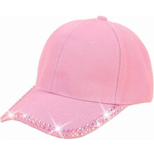 Rhinestone Baseball Cap Bling Stylish Baseball Caps for Women Adjustable Simple Hat Casual Travel Sun Hats 2025