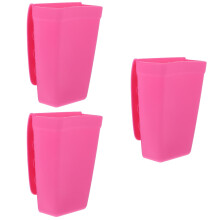 3pcs Hair Dryer Holder Wall Mounted Hair Tool Organizer Curling Iron Holder with Suction Cup