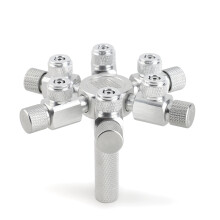 Valve Aquarium Tank CO2 Splitter Regulator Distributor Needle Fine Adjusting Valve For CO2 Regulator