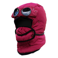 Máscara facial térmica de inverno para ciclismo, balaclava à prova de vento com janela para óculos, máscara antiembaçante para atividades ao ar