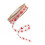 Κορδέλα γκρο για την ημέρα του Αγίου Βαλεντίνου, τυπωμένη σε σχήμα καρδιάς, σε 3