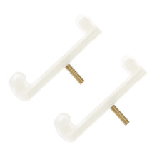 2Pcs Simple and Generous Latex Shoulder Pads for Violin Accessories in Yellow 2.4x1.2x1.2in