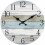 16 Inch Wooden Teal Rustic Wall Clock, Silent Battery 1