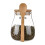 Glass Storage Jar with Bamboo Lid 350ml 1