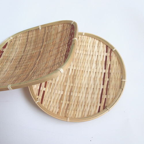 Bamboe afdruiprek met deksel (2 stuks) 2