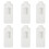 6 x Plastic Milk Bottles with Cap and Handle 1