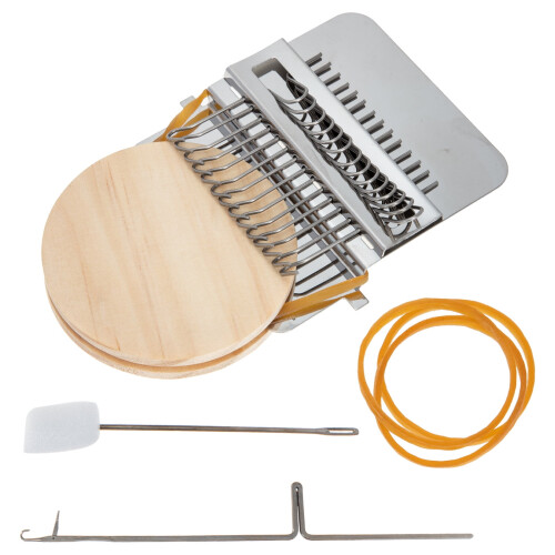 Mini-Webrahmen-Strickwerkzeug-Set (1-teilig) 1
