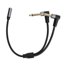 Adaptérový kabel 3,5 mm samice na 6,35 mm samec, stereo audio převodní kabel pro mixážní mikrofon