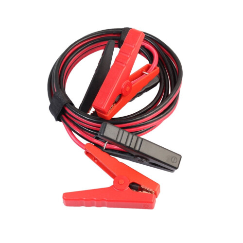 Car Ignition Line Jumper Cable Heavy Duty Wire Battery Black 2
