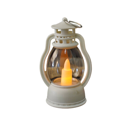 Lampada scaldacandele – Design mini lanterna, bianca