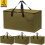 4-Pack 90L Extra-Large Moving Bags Army Green 1