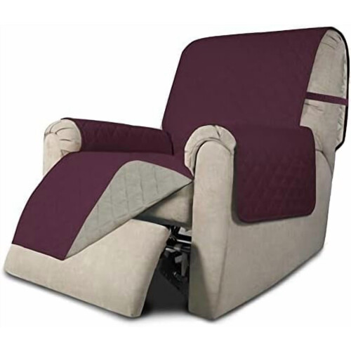 Reversible Water-Resistant Sofa Slipcover for 65.5 in