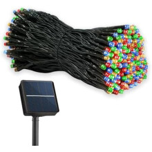 200 LED Solar String Lights, 72ft, 8 Modes, Waterproof, Multi-Color, for Garden, Party, Patio, Wedding, Lawn, Christmas & Halloween Decor