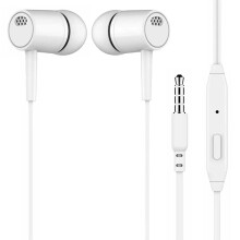 In-ear-hörlurar med sladd, 3,5 mm in-ear-öronsnäckor, lätta hörlurar med sladd och mikrofon, bärbara datorer för datorer, 3,5 mm D5A9