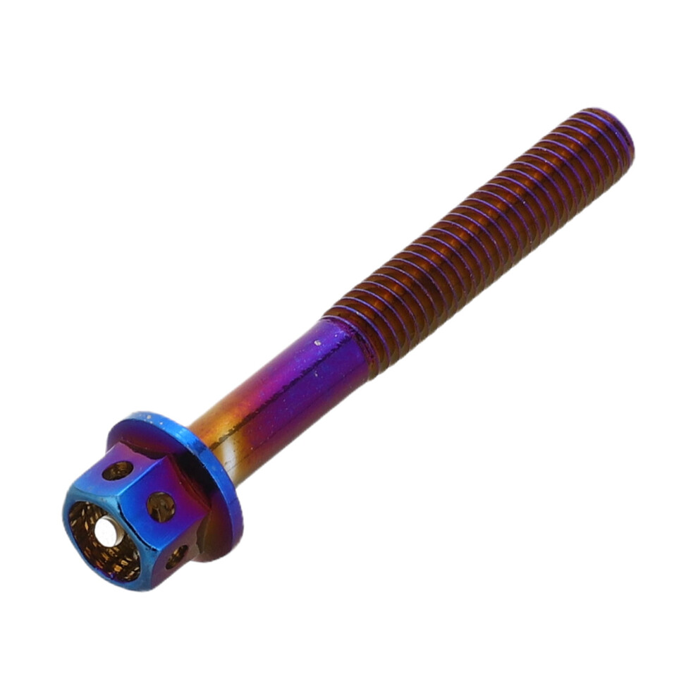 Motorcycle Riders 1Pcs License Plate Screw Caps Multi Color For M6x45 Mm 9329345064548