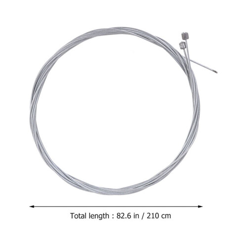 1 conjunto de cabos de freio para bicicleta, 210,00 x 0,40 x 0,40 polegadas, PVC azul para ciclistas. 2