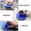 Waxing Sponge2Car Wax Applicator Pads Microfiber Sponge for Hand(5.12X5.12X1.97Inch) 3