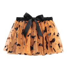 Gonna da bambina con stampa di pipistrelli dei cartoni animati di Halloween, gonna in tulle per balletto, danza, elegante, casual, per tutti i