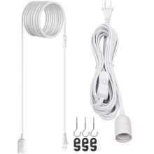 Hanging Lantern Pendant Light Cord 20 Ft UL Approved 360W