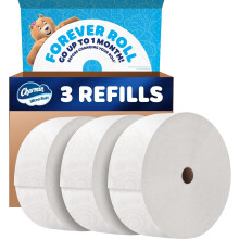 Toilet Paper Ultra Soft, 3 Forever Rolls Refill Rolls, 2-ply Bath Tissue,
