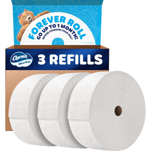 Charmin Ultra Soft Toalettpapper 3 Forever Rolls
