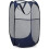 Collapsible Mesh Laundry Hamper 14 x 14 x 24 in Navy 1