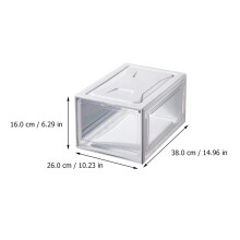 Transparent Shoe Storage Box – Acrylic & PP, Stackable