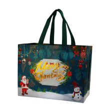 Sacs cadeaux pour présents, sac de courses de Noël non tissé, sac cadeau coloré pour emballer les petits cadeaux de Noël