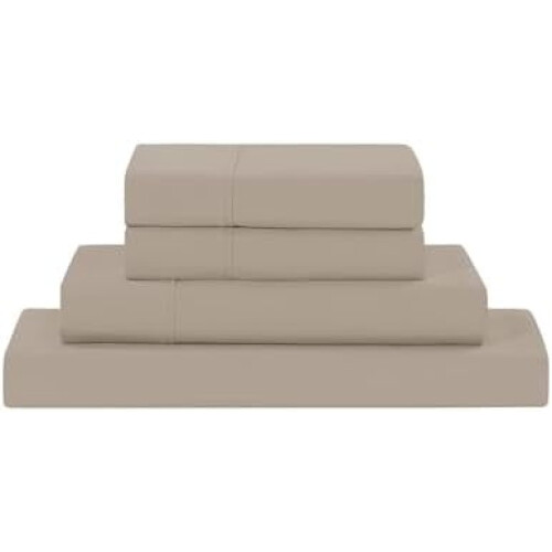 Microfiber Sheet Set Queen Khaki