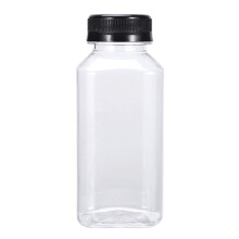 Eolstice Clear Plastic Juice Bottle, Leak-Proof, 12.5 cm
