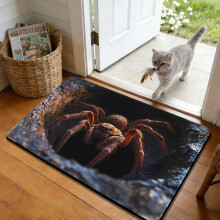 Deurmat van 40 x 60 cm met 3D optische illusie, antislip en wasbaar, voor binnen- en buitengebruik.