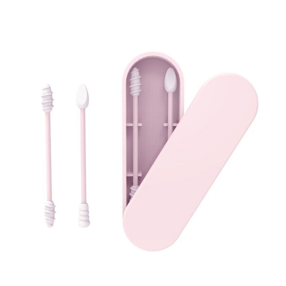Ear spoon,Cotton Swabs Ear Q-tip Friction Cleanable Ear Q-tip Reusable Portable Cleanable Portable Cleanable Ear Silicone Stick Rookin QAHM Yorten