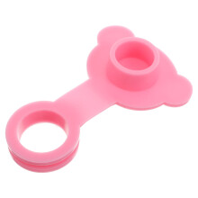 Bouchon de baignoire universel rose pour bébé et enfant