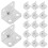 OUNONA100PCS Βάσεις Γωνιακών Στηρίξεων 90 σε σχήμα L, Βαρέως Τύπου για Ξύλινα Έπιπλα, 4