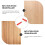 FRCOLOR Red Paint Roller 1Pack for Wood Grain and Texture Paint Application in 6