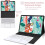 Capa com teclado e touchpad compatível com Lenovo Tab M10 Plus 10.3" (TB-X606F/TB-X606X), Bluetooth magnético destacável 3