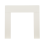 Adam Adam Miami Mantelpiece Pure White, 46" 1