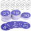 100Ensembles Tags Rond En Et Fer Pour Projet DIY 1