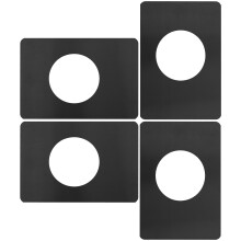 Door Knob Back Plate Scratch Cover Wood Door Repair Easy Quick Fit