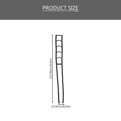 Bedside Pull-Up Assist Grip for Elderly Black 1 Set 1