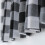Black and White Buffalo Check Kitchen Curtains 3 Piece Set 4