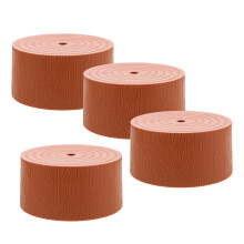 12St Mini Kunstboomstand Plastic Koffiekleur Kerststand