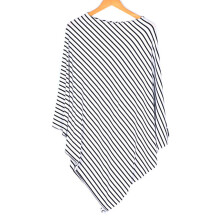 2Pcs Black Stretchy Nursing Cover Scarf Multiuse Breastfeeding Shawl