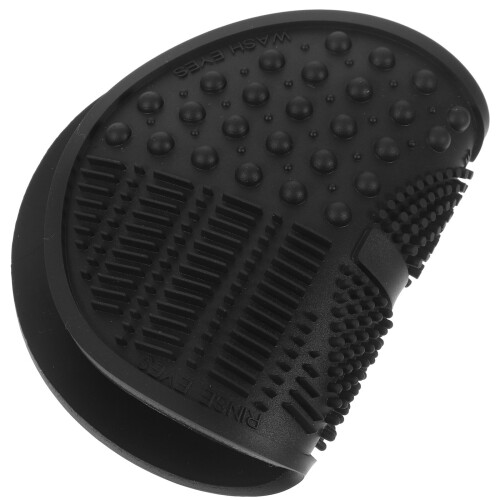 3Pcs Black Silicone Cleaning Pads for Makeup Brush Tools