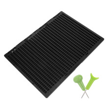 4Sets Draagbare Zwarte Braille Schrijfplank Van Plastic Voor Schrijven