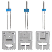 5Sets Universal Presser Foot and Double Needle Sewing Kit for Machine